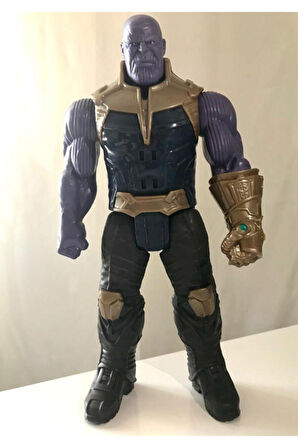 Kız Erkek Çocuk Eğlenceli Oyuncaklar Süper Kahraman Thanos-sesli Figür 30Cm Oyuncak 8818-14/t