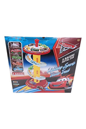 Kız Erkek Çocuk Oyuncak RACER TWİSTER TRACK 5 METAL CARS Kız Erkek Çocuk Oyuncak Eğitici Oyuncaklar