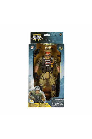 Kız Erkek Çocuk Oyuncak Soldier Force Asker Figür 32cm Kız Erkek Çocuk Oyuncak Eğitici Oyuncaklar