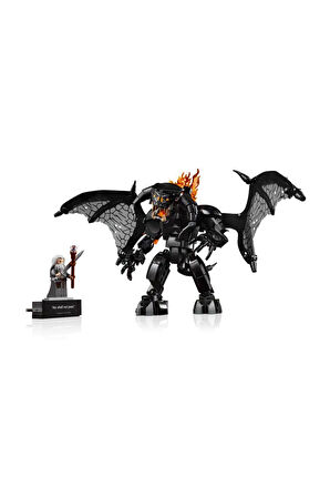 Kız Erkek Çocuk Oyuncak 10367 - Yüzüklerin Efendisi: Balrog™ Kitaplık Dekoru 1201 parça +18 yaş Kız