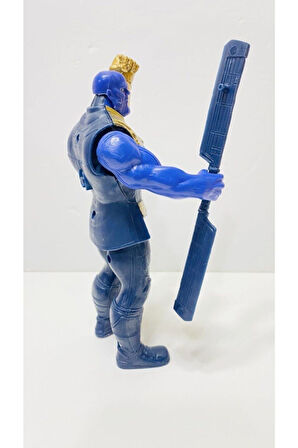 Kız Erkek Çocuk Eğlenceli Oyuncaklar Thanos Figür Oyuncak Işıklı 16Cm Heroes Karakter