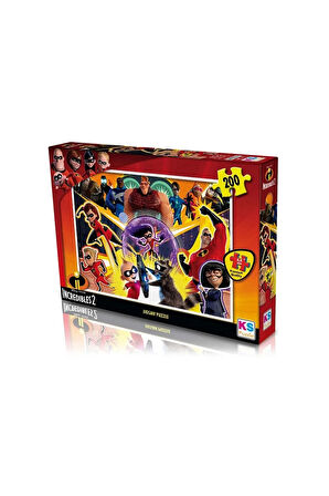 Kız Erkek Çocuk Oyuncak KS Incredibles 2 Puzzle 200 Parça Kız Erkek Çocuk Oyuncak Eğitici Oyuncaklar