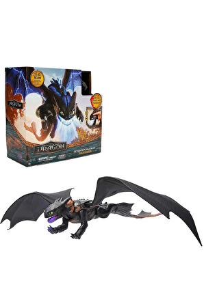 Kız Erkek Çocuk Oyuncak Ejderhanı Nasıl Eğitirsin Sesli ve Işıklı Aksiyon Figürü 38cm Kız Erkek Çocu