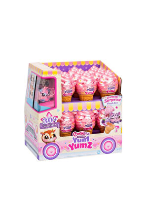 Kız Erkek Çocuk Oyuncak CKE07000 Cookeez Makery Yum Yumz Dondurma Tekli Paket Kokulu Peluş -1adet Fi