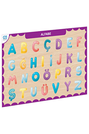 Kız Erkek Çocuk Oyuncak CAAHS-3208 CA GAMES AHŞAP ALFABE BUL-TAK Kız Erkek Çocuk Oyuncak Eğitici Oyu