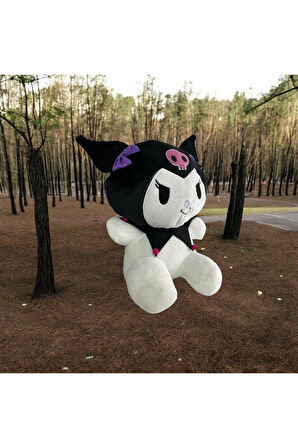 Kız Erkek Çocuk Eğlenceli Oyuncaklar Kuromi Peluş Oyuncak 30Cm Büyük
