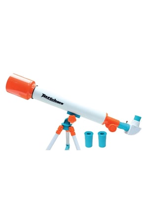 Kız Erkek Çocuk Oyuncak Üç Ayaklı Astronomik Teleskop 50 mm 30/60X Kız Erkek Çocuk Oyuncak Eğitici O