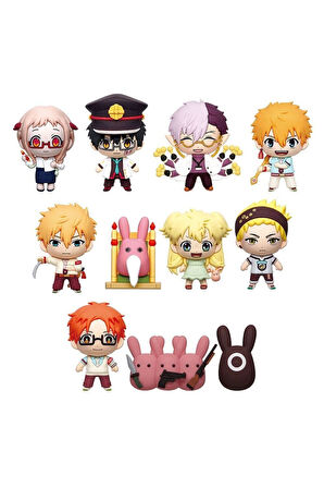 Kız Erkek Çocuk Oyuncak MON 72685 MONOGRAM TOİLET-BOUND HANAKO-KUN KLİPSLİ FİGÜR SERİ 3 24LÜ DİSPLAY