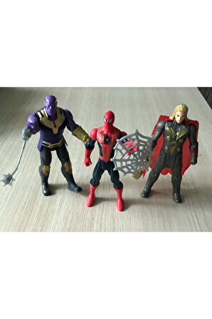Kız Erkek Çocuk Eğlenceli Oyuncaklar Yenilmezler Süper Kahramanlar Oyuncak 6 Lı Set Avngr02