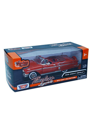 Kız Erkek Çocuk Oyuncak 73267 1: 1958 CHEVROLET IMPALA Kız Erkek Çocuk Oyuncak Eğitici Oyuncaklar