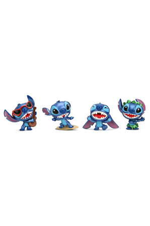 Kız Erkek Çocuk Oyuncak Stitch 4'lü Figür Paket Kız Erkek Çocuk Oyuncak Eğitici Oyuncaklar
