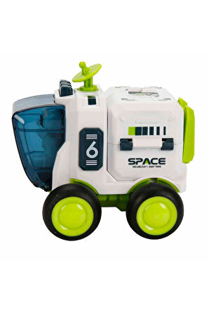 Kız Erkek Çocuk Oyuncak Maxx Wheels Astronotlu Sürtmeli Uzay Aracı Kız Erkek Çocuk Oyuncak Eğitici O