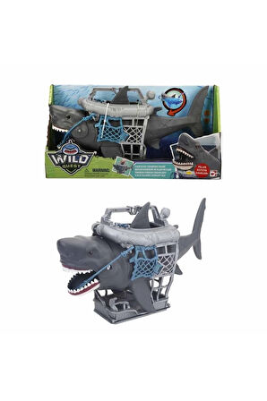 Çocuk Bebek Oyuncakları Wild Quest Cage Rage Chomping Shark Işıklı Oyun Seti Kız Erkek Çocuk Oyuncak