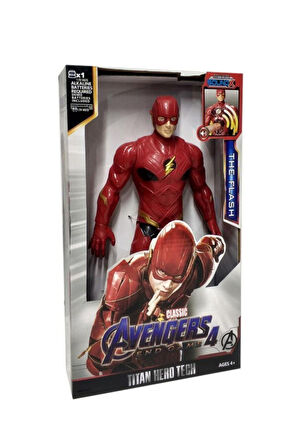 Kız Erkek Çocuk Eğlenceli Oyuncaklar Avengers Sesli Flash Figür Oyuncak Flash avengers Marvel Y058