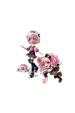 Kız Erkek Çocuk Oyuncak HKTF1000 Hello Kitty Manga Bebek - Golden Diva Roller Kız Erkek Çocuk Oyunca