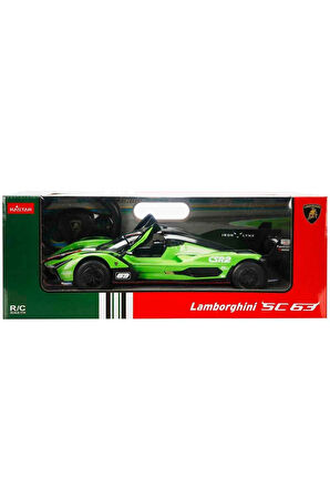 Kız Erkek Çocuk Oyuncak 10150 SUN-RAS-R C ARABA 1 14 LAMBORGHINI SC63 LMDH FF 2 4GHZ Kız Erkek Çocuk