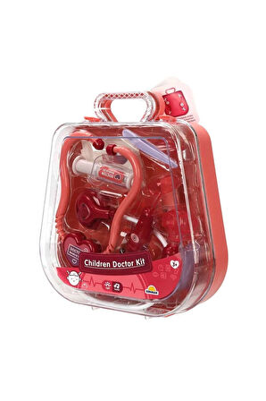 Öğretici Oyuncaklar 4947 SUN-YFN-DOKTOR SET ÇANTALI SES IŞIK 2R Kız Erkek Çocuk Oyuncak Eğitici Oyun