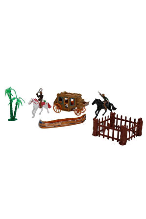 Kız Erkek Çocuk Oyuncak 4961 SUN-RST-WES-KOVBOY OYUN SET POŞETLİ KRTL 3A Kız Erkek Çocuk Oyuncak Eği