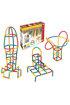 Kız Erkek Çocuk Oyuncak 03462 Dede, Süper Bambu Çubuklar - 300 Parça / +3 yaş Kız Erkek Çocuk Oyunca