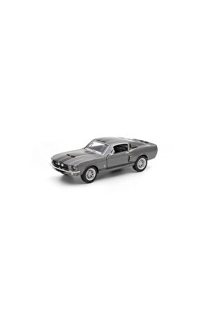 Çocuk Bebek Oyuncakları KT5372D GRİ ÇEKBIRAK 1967 SHELBY GT500 GRİ Kız Erkek Çocuk Oyuncak Eğitici O