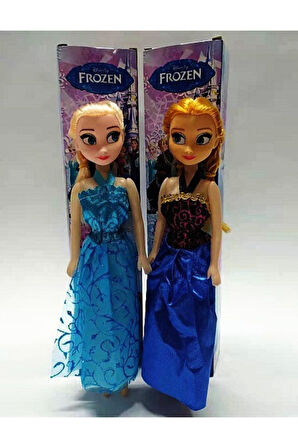 Kız Erkek Çocuk Eğlenceli Oyuncaklar Karlar Ülkesi Prenses Elsa ve Anna Ikili Et Bebek