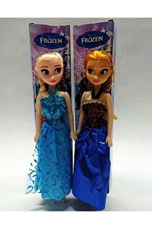 Kız Erkek Çocuk Eğlenceli Oyuncaklar Karlar Ülkesi Prenses Elsa ve Anna Ikili Et Bebek