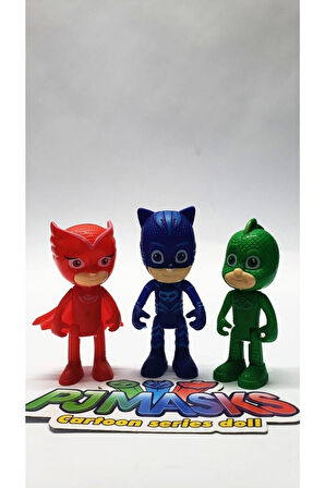 Kız Erkek Çocuk Eğlenceli Oyuncaklar Maskeli Kahramanlar Kedi Çocuk Kertenkele Çocuk Ve Baykuş Kız