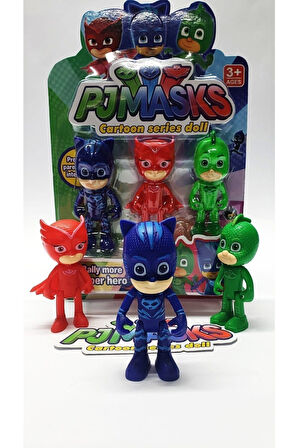 Kız Erkek Çocuk Eğlenceli Oyuncaklar Maskeli Kahramanlar Kedi Çocuk Kertenkele Çocuk Ve Baykuş Kız