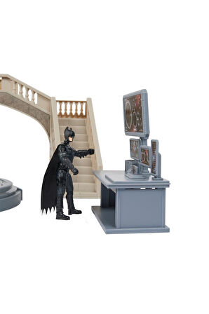 Kız Erkek Çocuk Oyuncak 1068398 Batman Batcave Film Anları 1 araç + 2 figür -Spinmaster Kız Erkek Ço