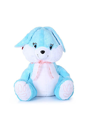 Kız Erkek Çocuk Oyuncak 1269M Mavi Tavşan 40cm-Selay Oyuncak Kız Erkek Çocuk Oyuncak Eğitici Oyuncak