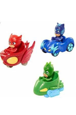 Kız Erkek Çocuk Eğlenceli Oyuncaklar Pj Maskeliler 3 Lü Araba Oyuncak Seti Pj Masks Cat Boy Gekko Ow