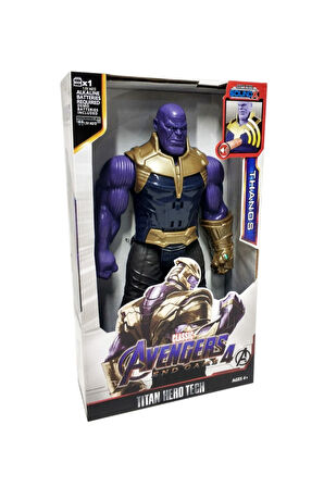 Kız Erkek Çocuk Eğlenceli Oyuncaklar Thanos 30Cm Sesli Figür Oyuncak Thanos Figür Karakter Oyuncak