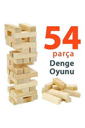 Kız Erkek Çocuk Eğlenceli Oyuncaklar 54 Parça Denge Oyunu Ve Anlat Bakalım Tabu Kartları Aile Eğlenc