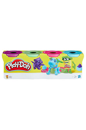 Kız Erkek Çocuk Oyuncak B5517 Play-Doh 4'lü Hamur / +2 yaş Kız Erkek Çocuk Oyuncak Eğitici Oyuncakla