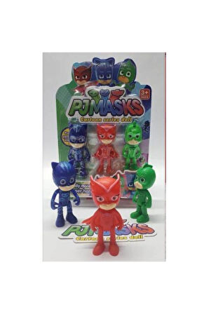 Kız Erkek Çocuk Eğlenceli Oyuncaklar Pj Masks Pj Mask 3 Lü Karakter Oyuncak