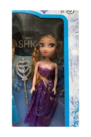 Kız Erkek Çocuk Eğlenceli Oyuncaklar Mini Elsa Ve Anna Kutulu Ikili Rrozen Girls Bebek Oyuncak