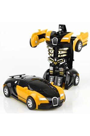 Kız Erkek Çocuk Eğlenceli Oyuncaklar Oyuncak Otomatik Robota Dönüşen Araba