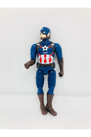 Kız Erkek Çocuk Eğlenceli Oyuncaklar Captain America 16Cm Figür Oyuncak Avengers Karakter