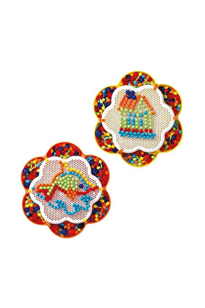 Kız Erkek Çocuk Oyuncak 01144 Fen Toys - Çivi Oyunu / in-my-mind Ped Game 260 Parça / +3 yaş Kız Erk