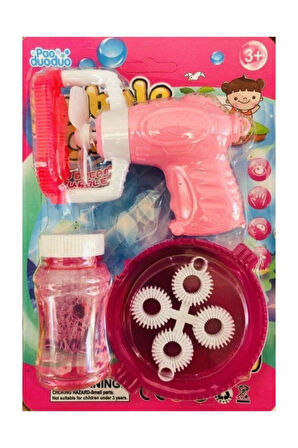 Kız Erkek Çocuk Eğlenceli Oyuncaklar Köpük Baloncuk Tabancası Pilli Oyuncak Yeni Model Bol Köpüklü