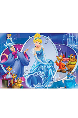Kız Erkek Çocuk Oyuncak CRL714 KS, Cinderella / 100 Parça Puzzle Kız Erkek Çocuk Oyuncak Eğitici Oyu