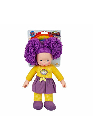 Kız Erkek Çocuk Oyuncak 30012 Gökkuşağı Bebekleri 35cm -Sunman - 1adet stokta olan renk gönderilir K