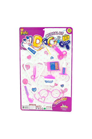 Kız Erkek Çocuk Eğlenceli Oyuncaklar Doktor Seti Mavi