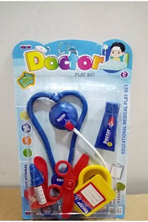 Kız Erkek Çocuk Eğlenceli Oyuncaklar Doktor Seti Kartela Erkek Yerli Üretim Pra-1001987-1744