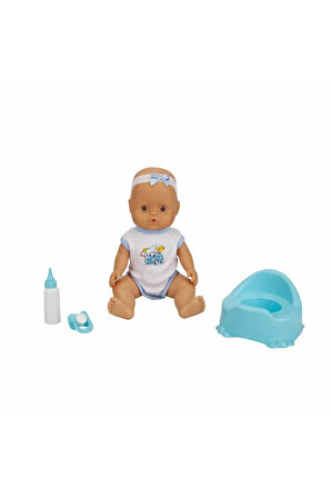 Kız Erkek Çocuk Oyuncak 2030121 Sunman, Boubou Altını Islatan ve Konuşan Bebek Seti 30cm Kız Erkek Ç