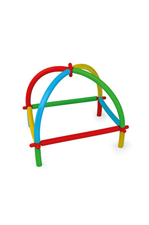 Kız Erkek Çocuk Oyuncak 5462 KumToys, Bambu Çubuklar - 300 parça / +3 yaş Kız Erkek Çocuk Oyuncak Eğ