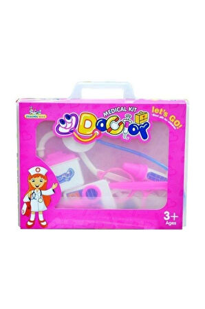 Kız Erkek Çocuk Eğlenceli Oyuncaklar Çantalı Doktor Set 10 Parça Birthday Toys