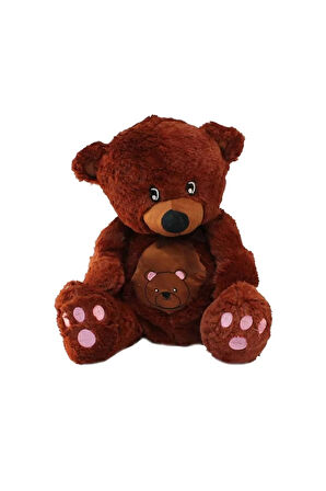 Çocuk Oyuncakları Göbekli Oturan Peluş Ayı 38cm Kız Erkek Çocuk Oyuncak Eğitici Oyuncaklar