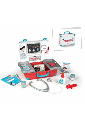Kız Erkek Çocuk Oyuncak 7600340103 Medikal Doktor Çanta Oyun Seti -Smoby Kız Erkek Çocuk Oyuncak Eği