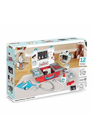 Kız Erkek Çocuk Oyuncak 7600340103 Medikal Doktor Çanta Oyun Seti -Smoby Kız Erkek Çocuk Oyuncak Eği